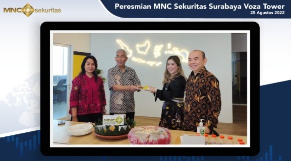 Terus Berekspansi, MNC Sekuritas Resmikan Kantor Cabang Surabaya Voza Tower