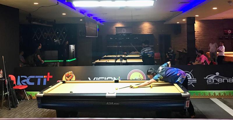 Juara Seri I Feri Satriyadi Tersingkir di 16 Besar POBSI Pool Circuit Seri III