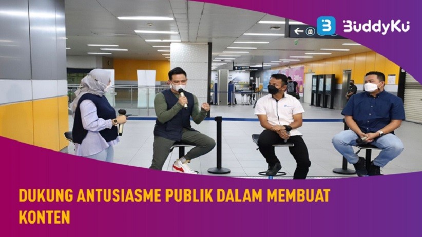  Ingin Unggulkan Kualitas Konten, BuddyKu Tekankan untuk Rangkul Content Creator Dalam Dialog Bersama Marti (MRT Jakarta)