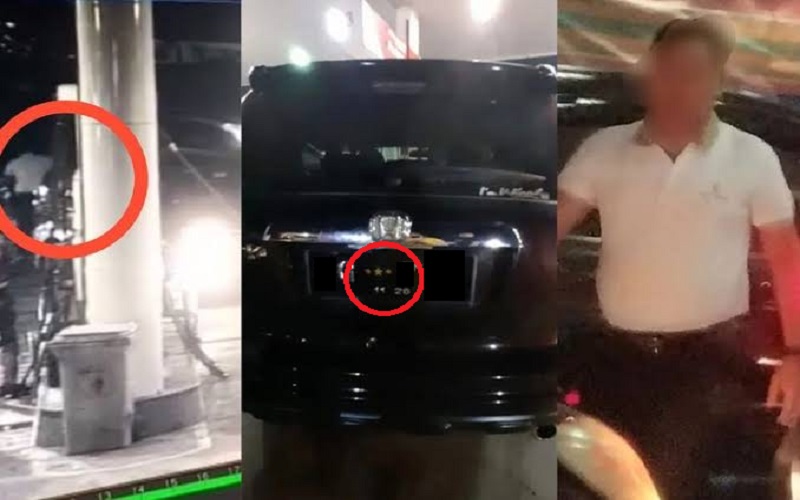 Heboh Pelat Mobil Bintang 3 Milik Anggota DPRD Palembang yang Gebuk Perempuan di SPBU 