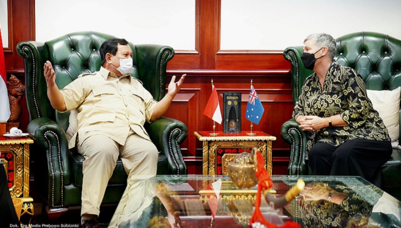 Terima Dubes Australia, Prabowo Bahas Kemajuan Progres Kerja Sama Pertahanan RI-Australia