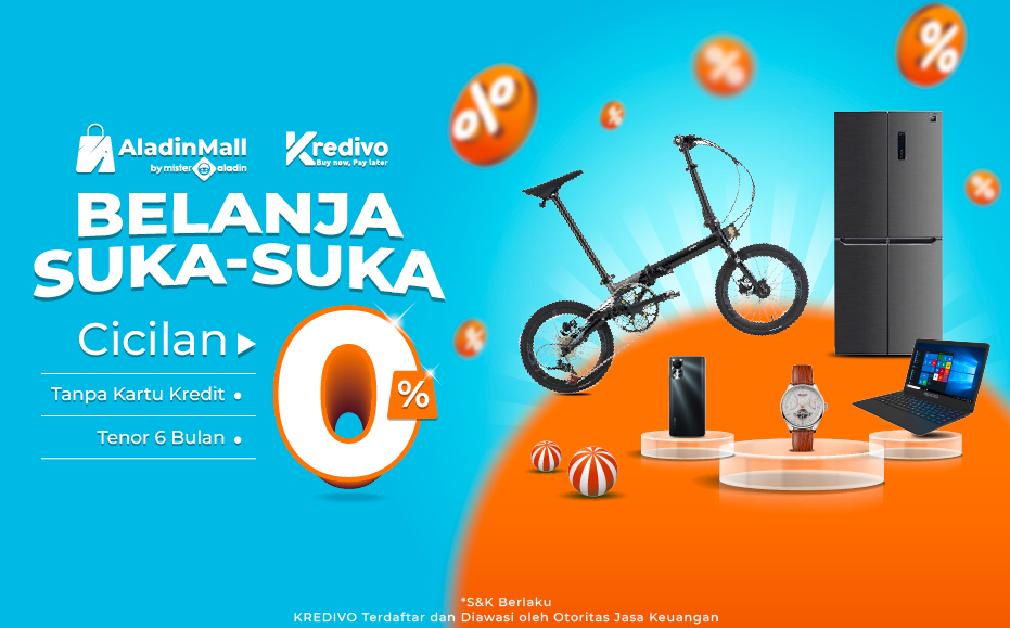 Cuma di AladinMall by Mister Aladin, Belanja Bisa Dapat Harga Super Hemat + Cicilan 0 Persen!