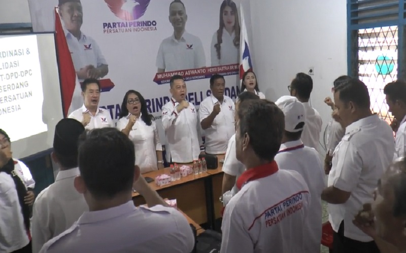 Jelang Verifikasi Parpol, DPW Perindo Sumut Road Show ke Deliserdang