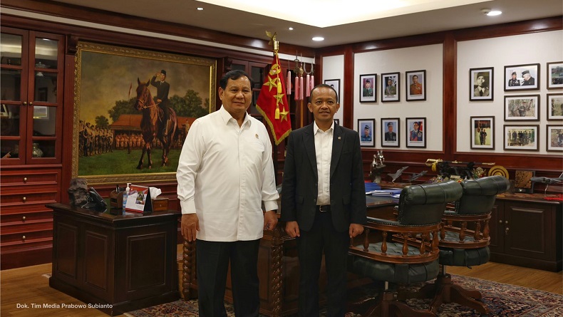 Prabowo Diskusi 4 Mata dengan Bahlil, Bahas Tantangan Dunia dan Potensi Investasi Sektor Pertahanan