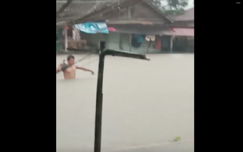 2 Kecamatan di Tanah Laut Diterjang Banjir, Air Masuk Rumah Dini Hari