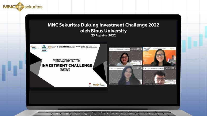 MNC Sekuritas Dukung Kompetisi Investment Challenge 2022 di Binus University