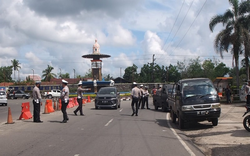Razia 2 Jam, Polisi Temukan Ratusan Kendaraan yang Melanggar di Prabumulih