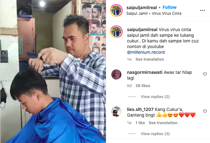 Saipul Jamil Pamer Profesi Jadi Tukang Cukur Rambut, Wajah Ini Malah Jadi Sorotan
