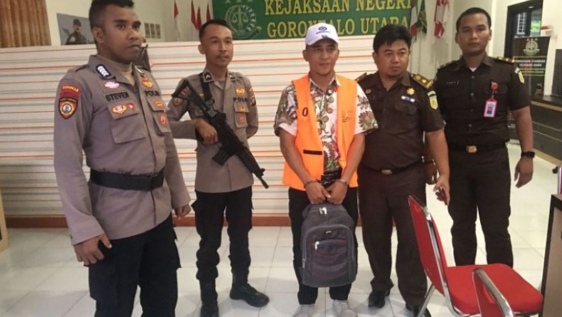 Rugikan Keuangan Negara Rp1,6 Miliar, Direktur BUMD Tinelo Lipu Ditahan Kejari Gorontalo Utara