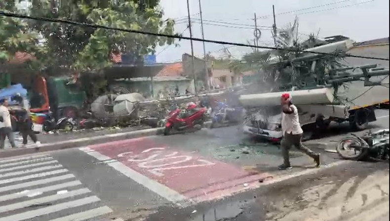 Kecelakaan Truk Tewaskan 10 Orang di Bekasi, Polisi Temukan Jejak Rem