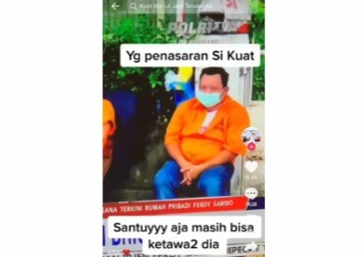 Viral Kuat Ma'ruf Tertawa saat Rekonstruksi Pembunuhan Brigadir J, Netizen Heran