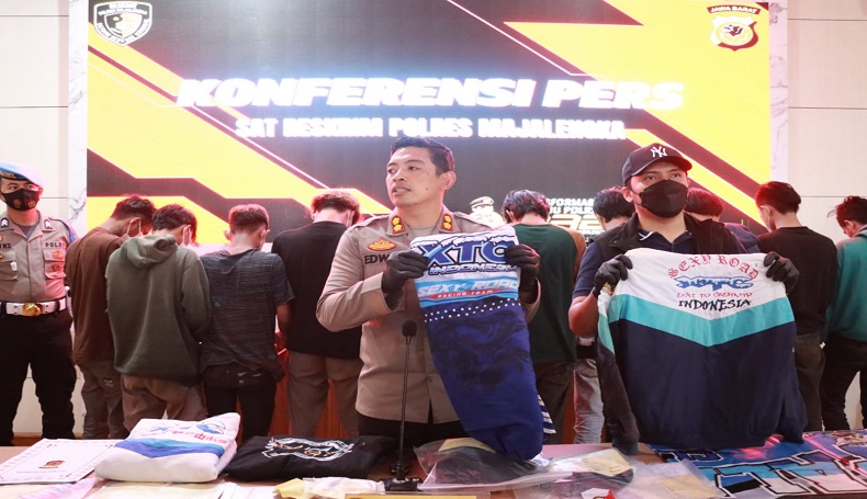 Kawanan Geng Motor Bengis Ditangkap Polisi usai Siksa Korban Dekat DPRD Majalengka