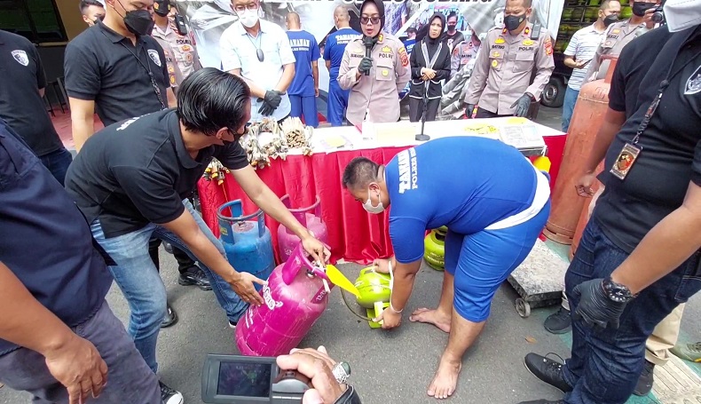 Polisi Kembali Bongkar Kasus Penyalahgunaan Elpiji di Subang, 2 Pelaku Kabur