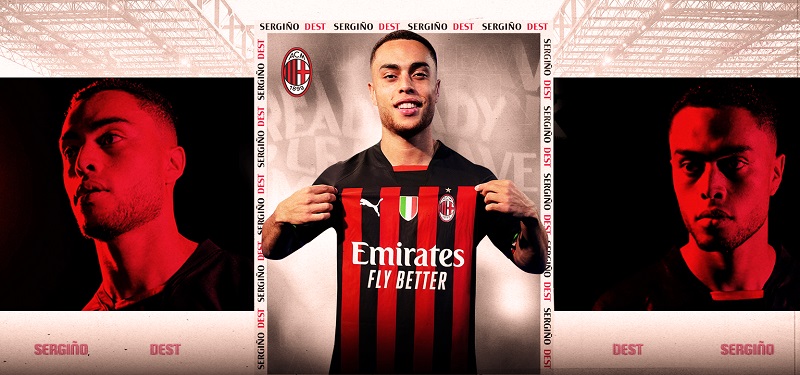 Sergino Dest Resmi Gabung AC Milan, Bek AS Itu Berstatus Pinjaman