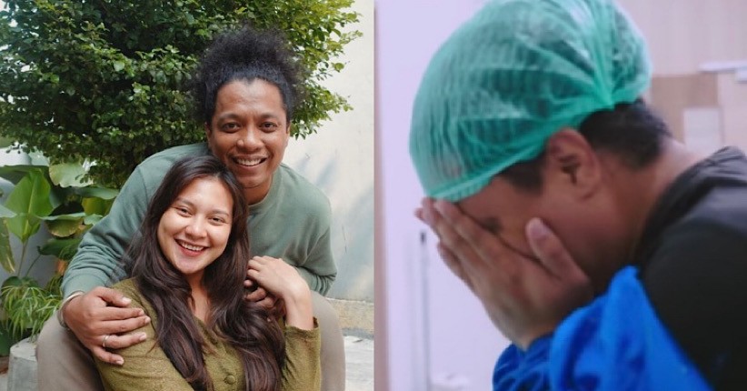 Indah Permatasari Melahirkan Anak Pertama, Arie Kriting Tak Kuasa Tahan Tangis: Alhamdulillah Bahagia Sekali