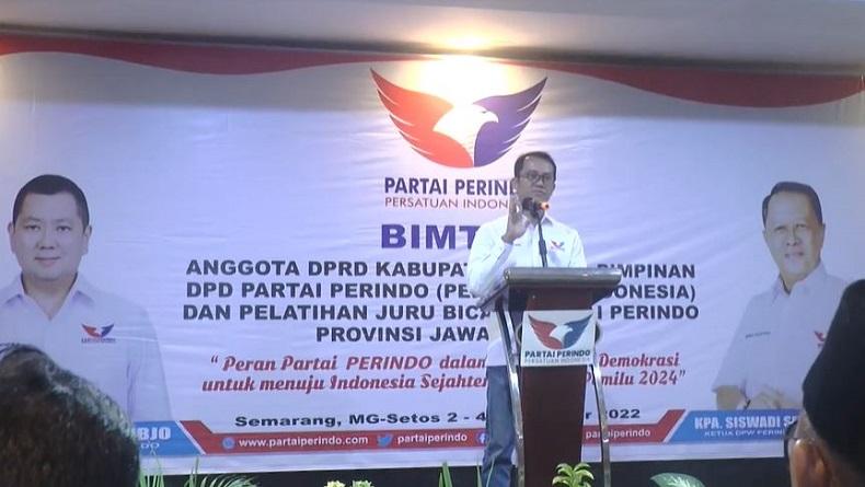 Panasi Mesin Politik, Perindo Gelar Bimtek dan Pelatihan Juru Bicara di Semarang