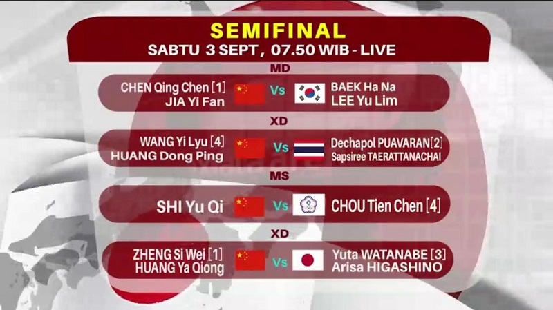 Jangan Lewatkan Aksi Jagoan Bulu Tangkis Dunia di Semifinal Japan Open 2022, Live iNews