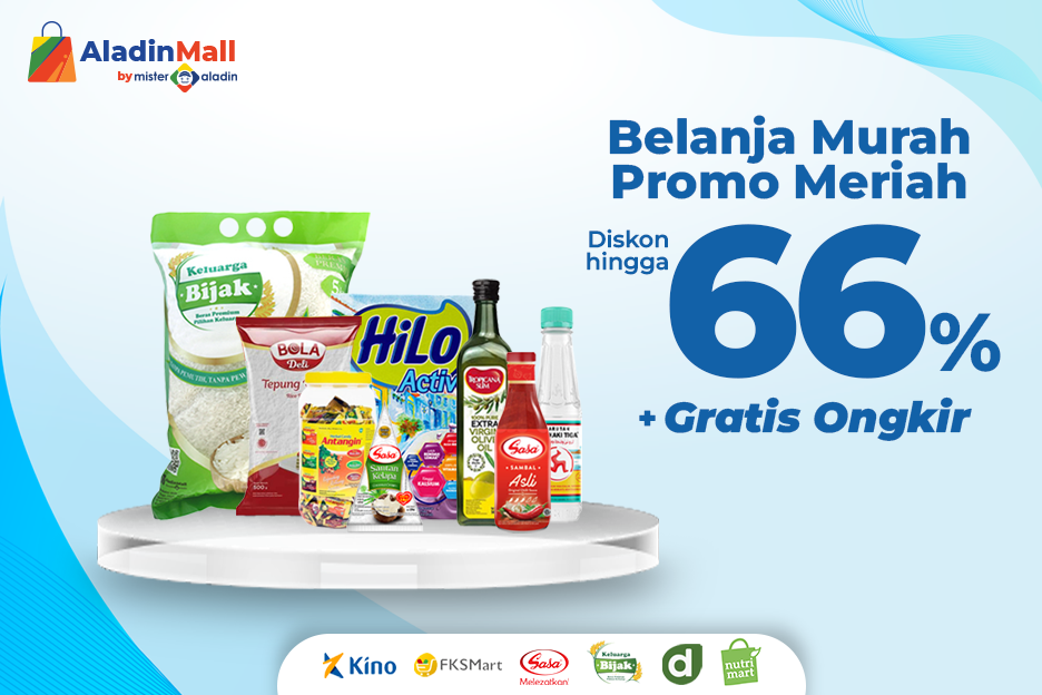 Serbu Promo FMCG di AladinMall by Mister Aladin, Ada Diskon hingga 66 Persen!