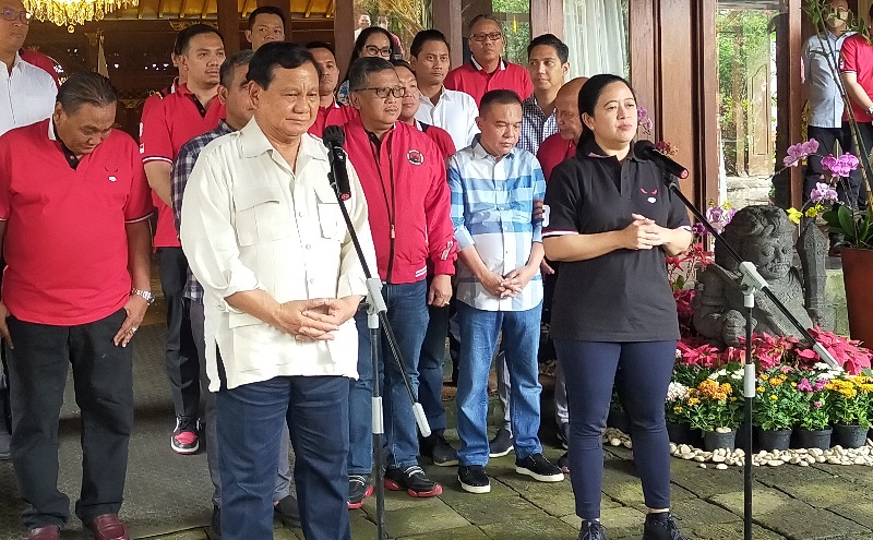 Berkuda dengan Puan, Prabowo: Saya Merasa Sangat Dekat dengan Keluarga Ibu Megawati