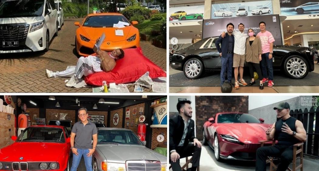 Deretan Artis Indonesia Pemilik Mobil Mewah Seharga Miliaran Rupiah, Ada yang Dipakai Jemuran