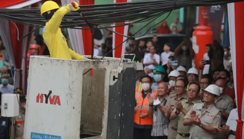 Anies : Jakarta Harus Bebas dari Kabel Semrawut