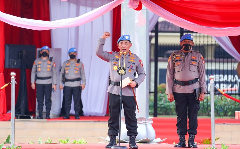 Ini Pesan Kapolri saat Lepas Pasukan Perdamaian ke Afrika