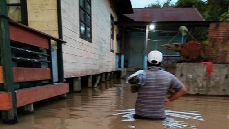 Curah Hujan Tinggi, 6 Desa di Pulang Pisau Kalteng Terendam Banjir