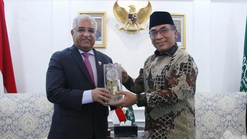 Dubes Bahrain Sowan ke PBNU, Bahas Penyelesaian Konflik Israel dengan Palestina