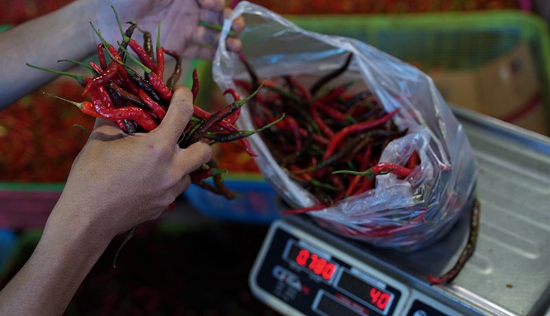 Harga Cabai dan Telur di Pasar Sindangkasih Majalengka Turun, Ini Besarannya