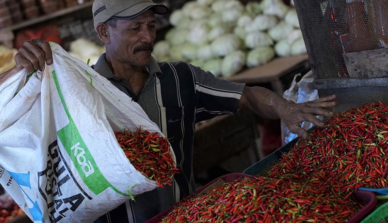Cabai di Pasar Sindangkasih Majalengka Tembus Harga Tertinggi, Segini Besarannya