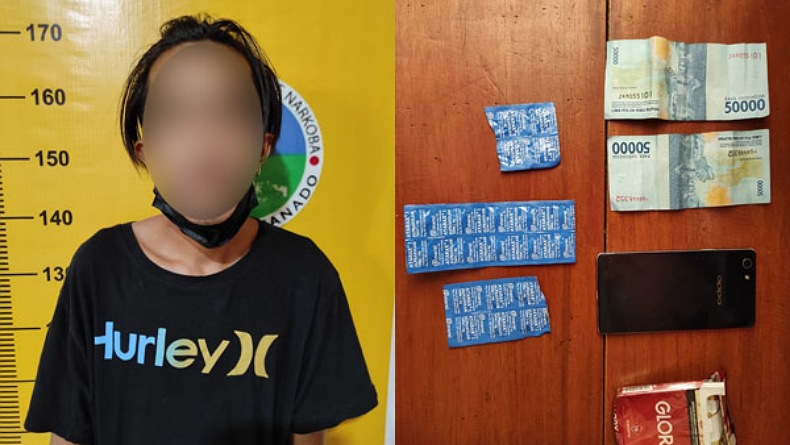 Edarkan Obat Keras Alprazolam, Pria Ini Ditangkap Polresta Manado