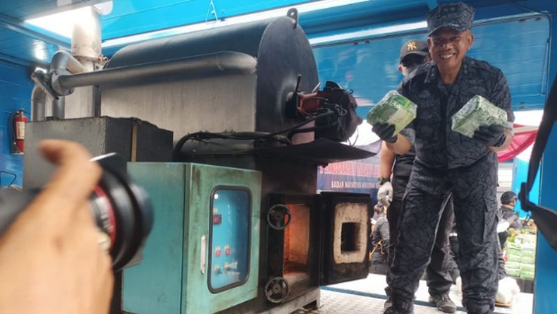 400 Kg Lebih Barang Bukti Narkoba Dimusnahkan BNN di Bogor, Ada Sabu hingga Ganja