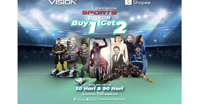 Sambut 9.9, Vision+ Bagikan Promo Buy 1 Get 2 di Shopee 9.9 Super Shopping Day