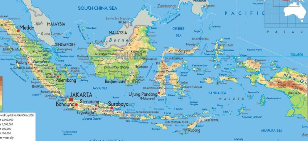 10 Pulau Terbesar di Indonesia, Nomor 5 Terpadat dan Jadi Pusat Perekonomian