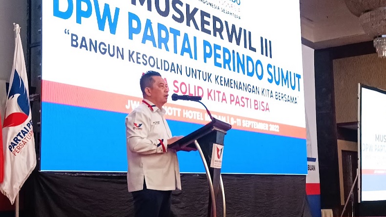 Gelar Konsolidasi, Ketua DPW Perindo Sumut: Saya Minta Semua Manfaatkan Momen Muskerwil