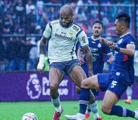 Hasil Liga 1: Persib Tekuk Arema, David Da Silva Pahlawan Menit Akhir