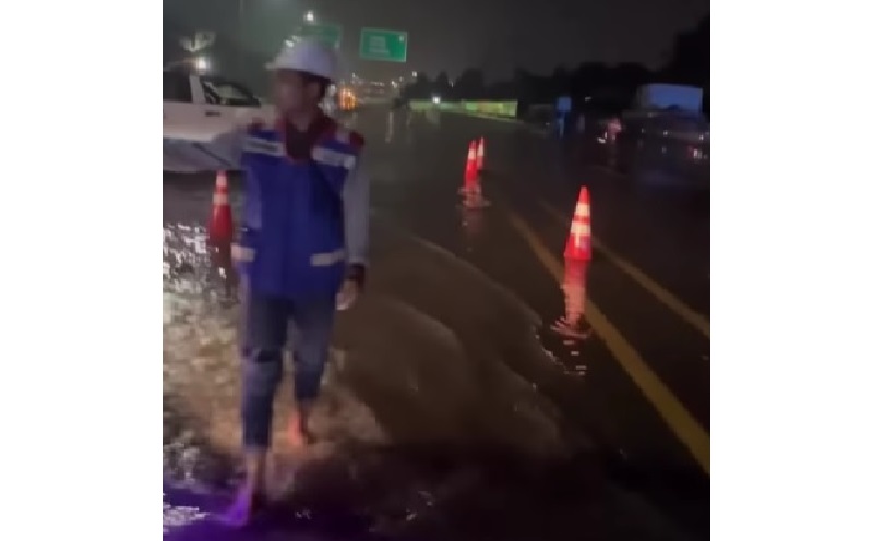 Tol BSD Sempat Banjir, Jasa Marga: Pagi Ini sudah Normal