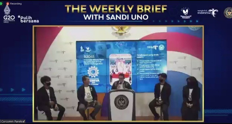 Sandiaga Uno Dukung Tim Indonesia Berlaga di Kompetisi Olimpiade Robot Terbesar Dunia