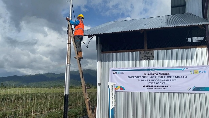SPLU PLN Hadir di Pulau Seram, Usaha Penggilingan Padi Jadi Makin Hemat