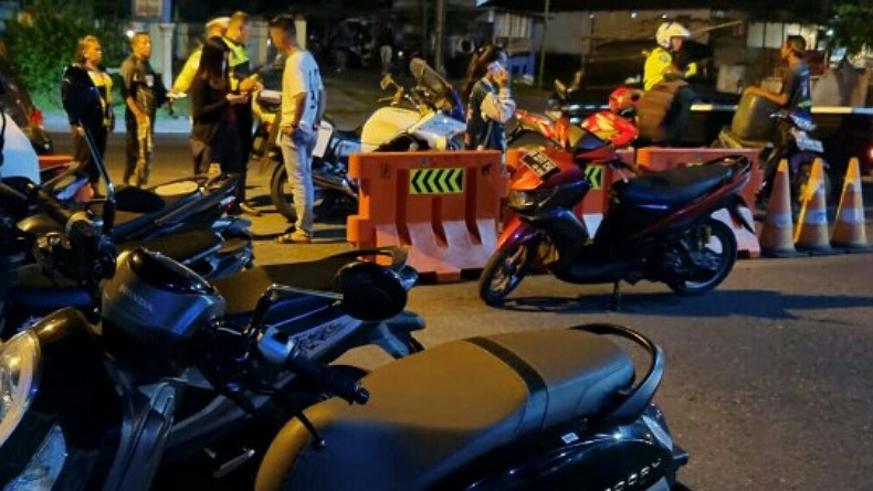 Razia Ranmor, Polantas Bitung Tilang 43 Pelanggar Lalu Lintas