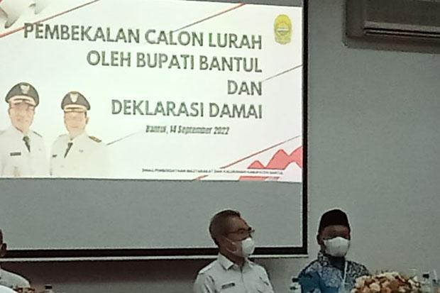  Calon Lurah Se-Bantul Kompak Gelar Deklarasi Pemilihan Damai 