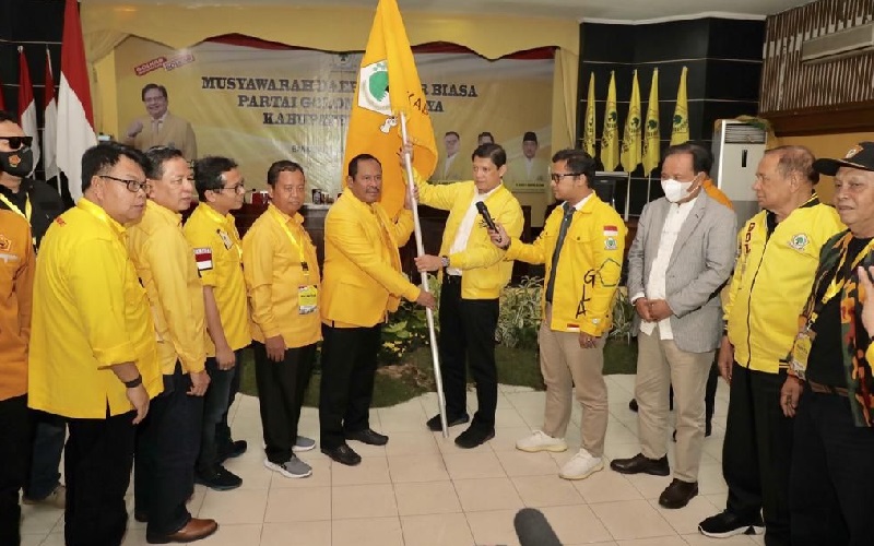 Tok! Musdalub Sahkan Ahmad Marzuki Jadi  Ketua DPD Partai Golkar Kabupaten Bekasi