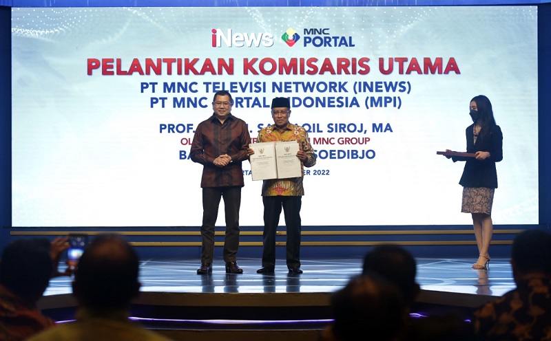 Jadi Komisaris Utama iNews dan MPI, Said Aqil: Mudah-mudahan Membawa Berkah dan Faedah