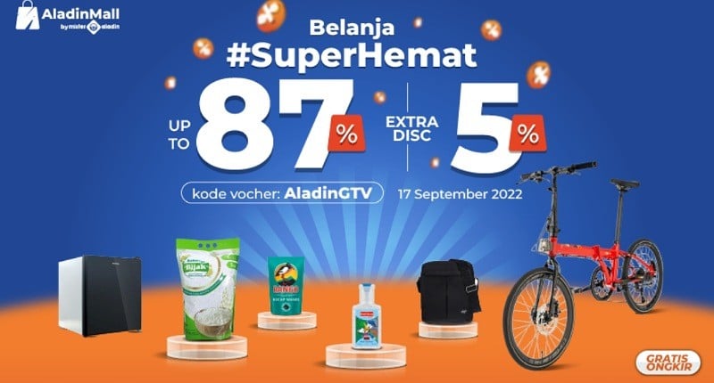 Siap-Siap Bisa Belanja Super Hemat, AladinMall Hadir di Acara I Love GTV Surabaya!