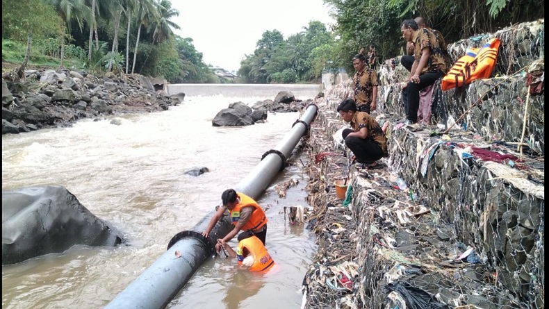 Pipa PDAM Tirta Galuh Ciamis Putus, Pasokan Air Bersih 11.000 Pelanggan Terganggu