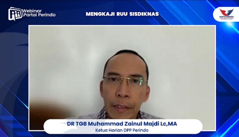 TGB Tekankan 3 Hal Penting Ini terkait Revisi UU Sisdiknas