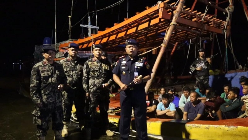 Respon Informasi Masyarakat, KKP Tangkap Dua Kapal Ikan Asing di Natuna Utara