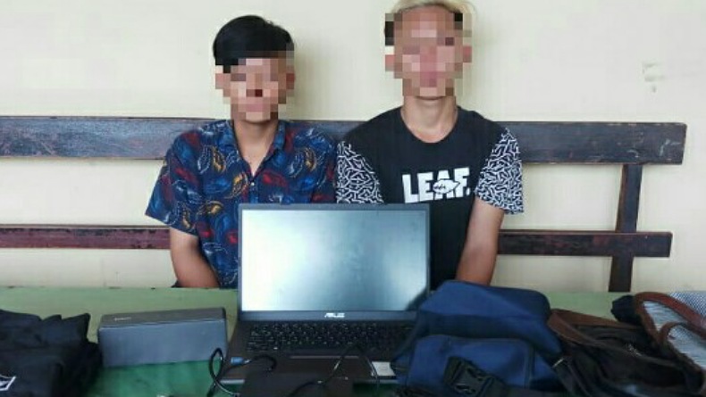 2 Remaja Nekat Curi Laptop di Rumah Dinas Kejaksaan Bitung
