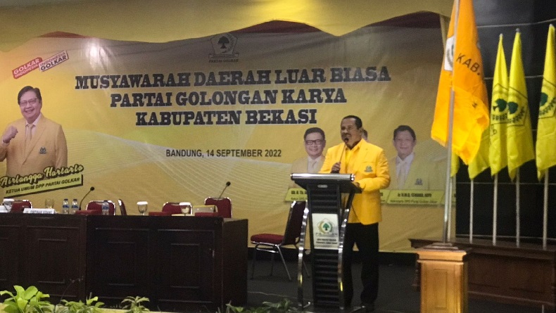 Ketua Golkar Kabupaten Bekasi Terpilih Panaskan Mesin Politik, Siap Menang di Pemilu 2024