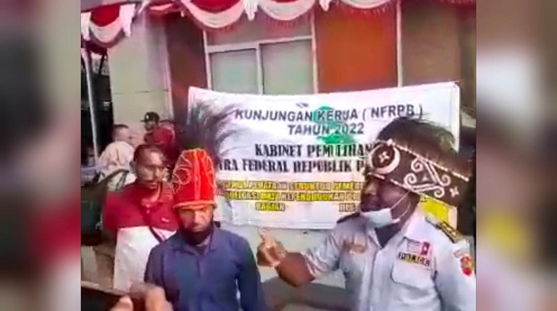 Viral 3 Orang Ngaku Pejabat Negara Federal Papua Barat Kunjungi Kota Sorong, Disambut Antusias Warga